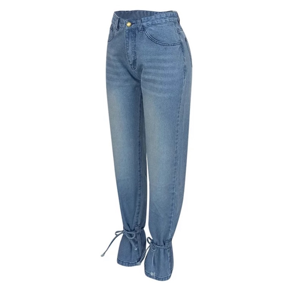 Stack Tied Jeans